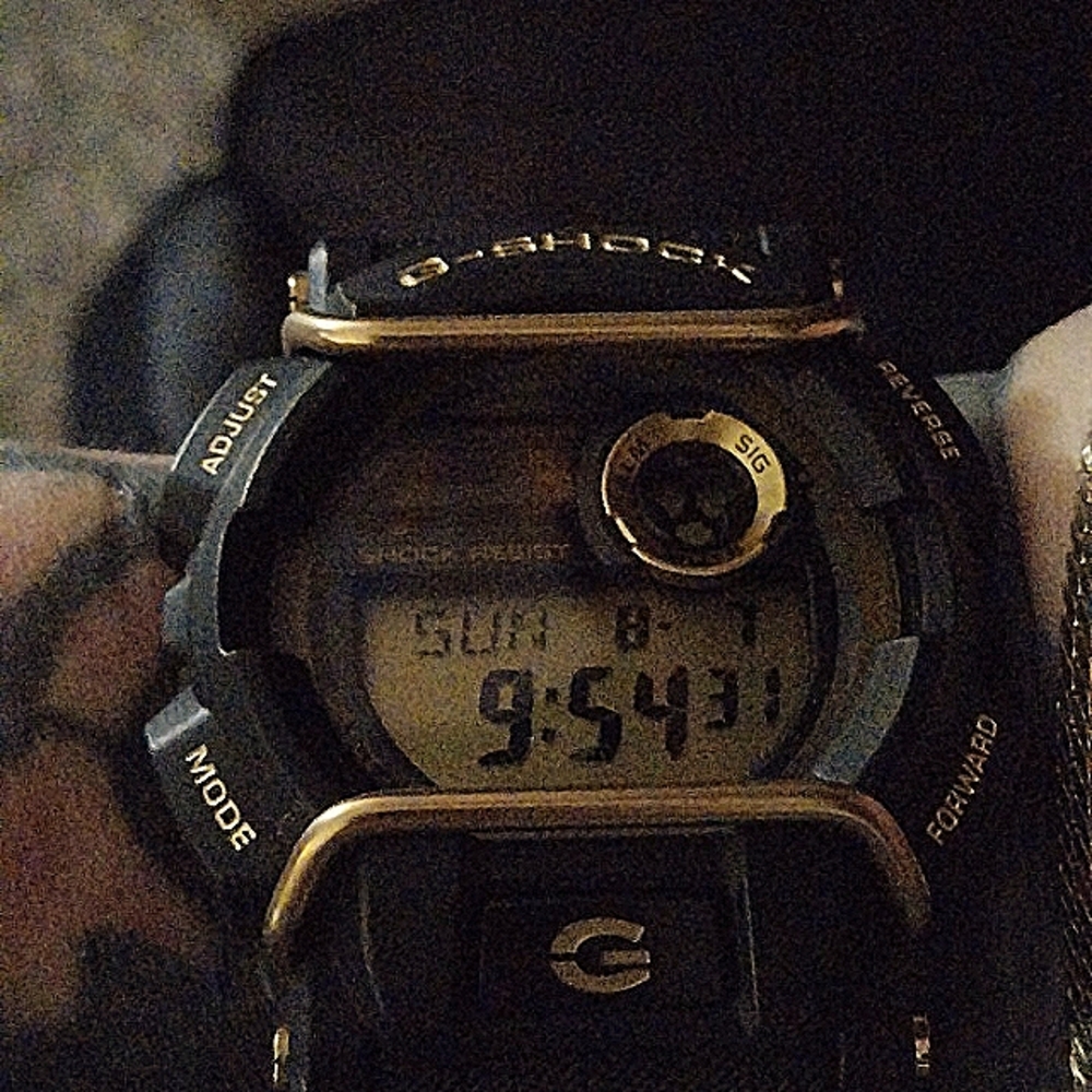 Casio G-Shock black and gold